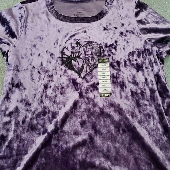 Jack and Sally Velvet Top - Picture 1 of 3